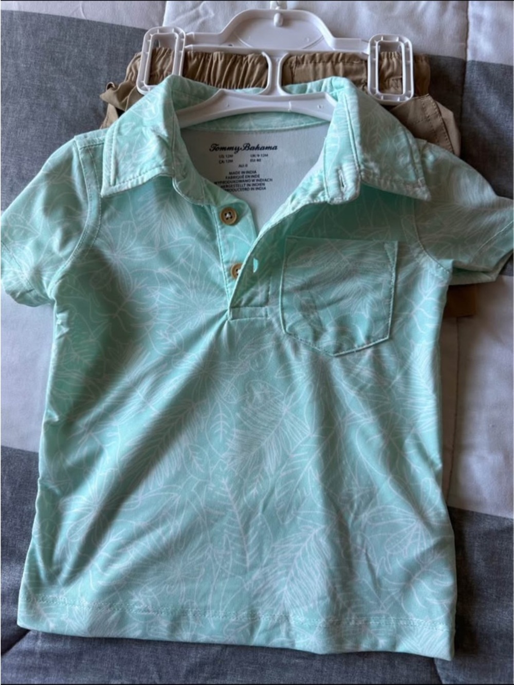 Tommy Bahama Kids Mint Green Short-Sleeve Polo Shirt